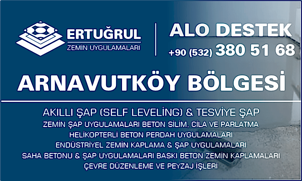 Arnavutköy Şap Zemin Uygulamaları Self Leveling Tesviye Şap
