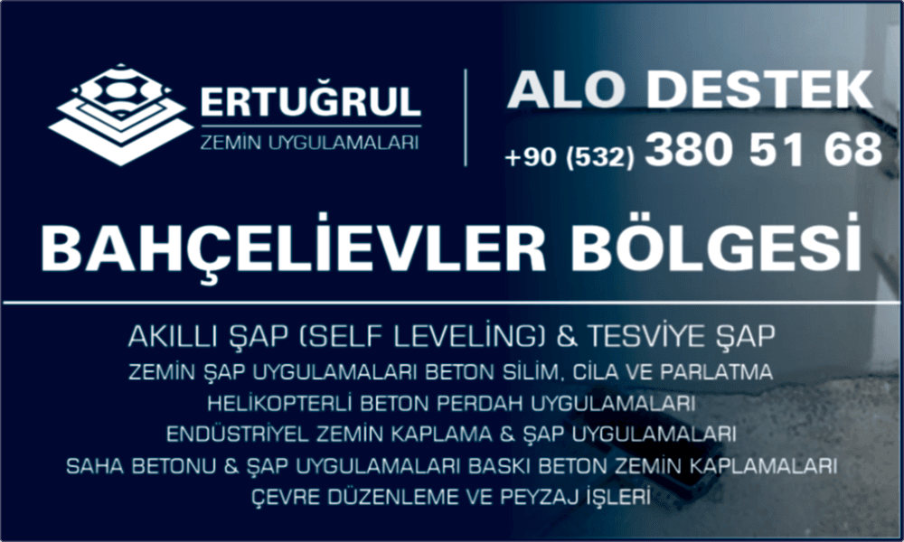 Bahçelievler Şap Zemin Uygulamaları Self Leveling Tesviye Şap