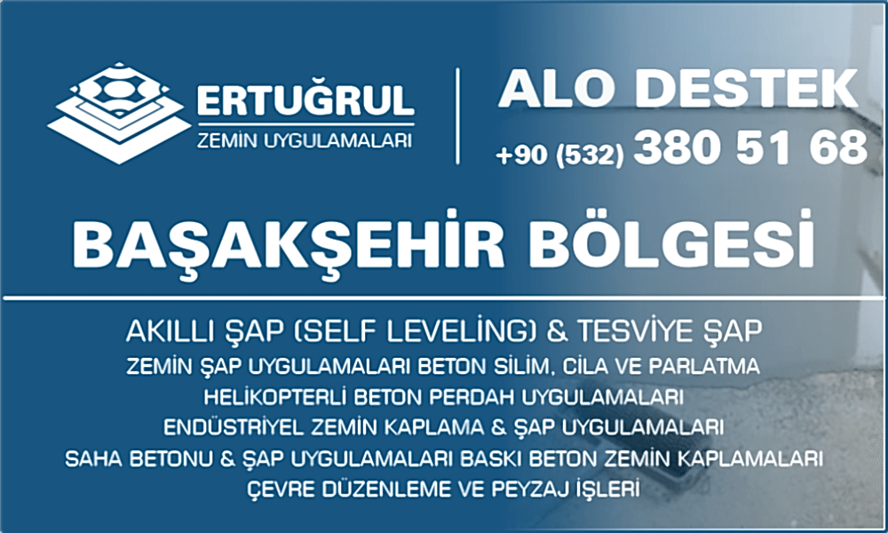 Başakşehir Şap Zemin Uygulamaları Self Leveling Tesviye Şap