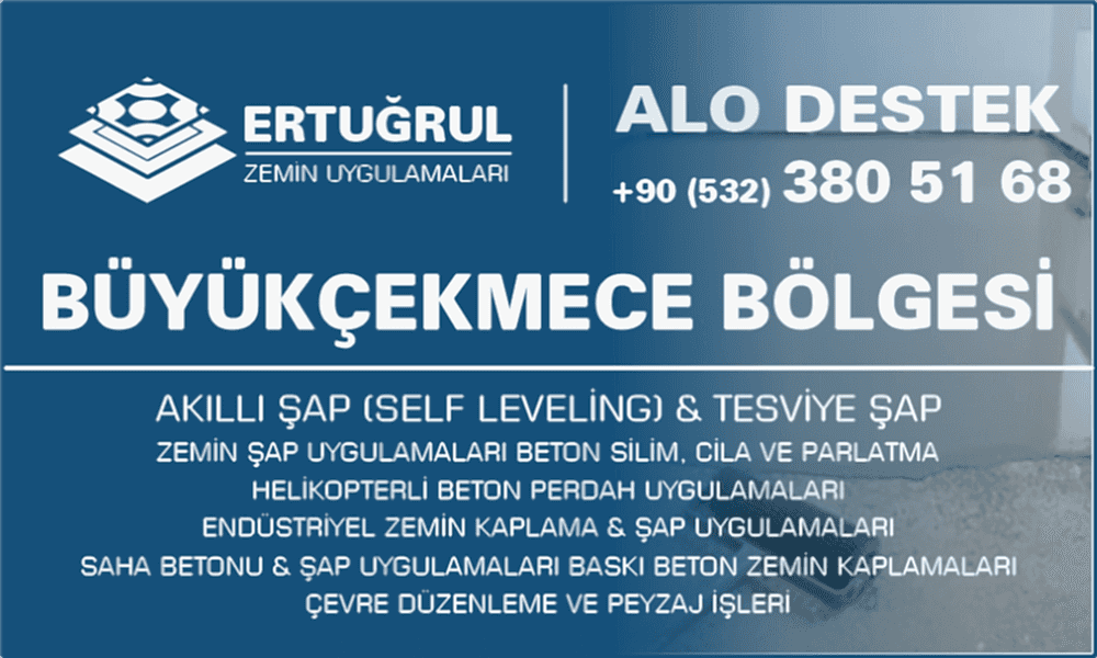 Büyükçekmece Şap Zemin Uygulamaları Self Leveling Tesviye Şap