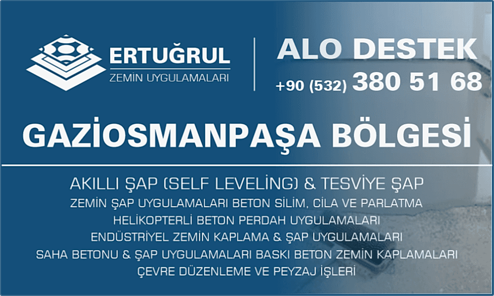 Gaziosmanpaşa Şap Zemin Uygulamaları Self Leveling Tesviye Şap