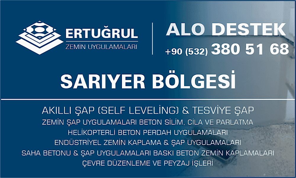 Sarıyer Şap Zemin Uygulamaları Self Leveling Tesviye Şap