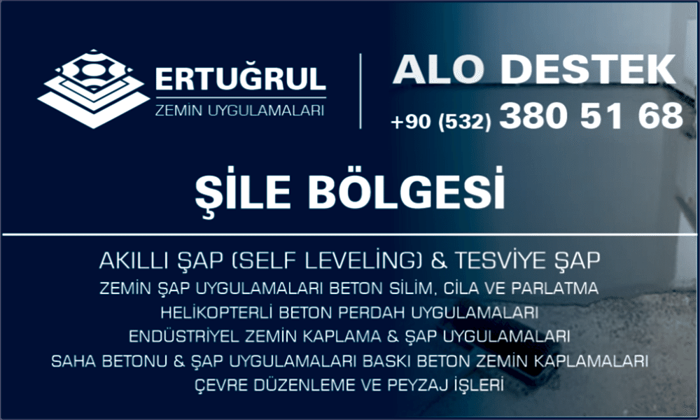 Şile Şap Zemin Uygulamaları Self Leveling Tesviye Şap