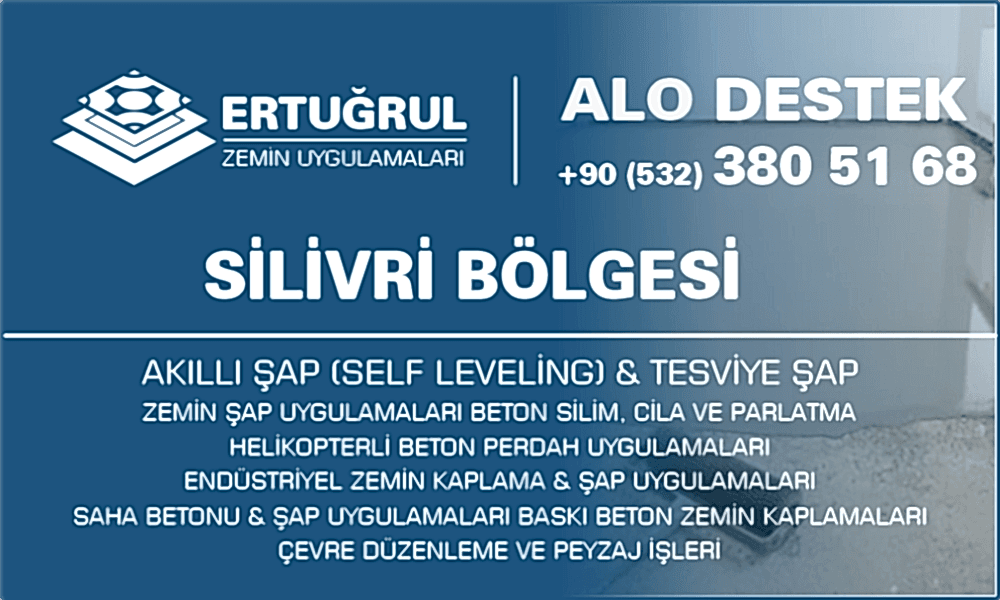 Silivri Şap Zemin Uygulamaları Self Leveling Tesviye Şap